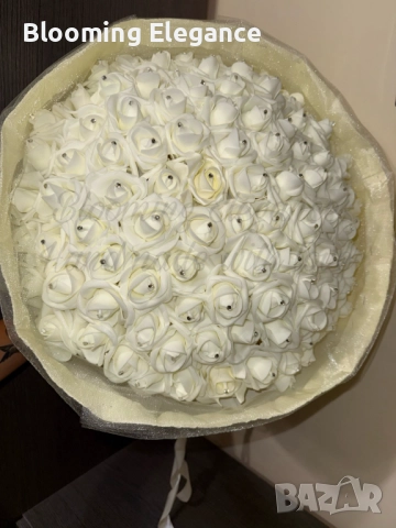 Вечен букет от 101 рози, снимка 3 - Подаръци за жени - 52025463