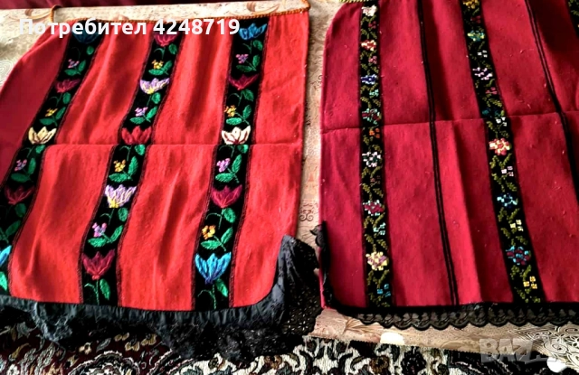 автентични тъкани престилки, снимка 1