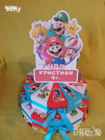 Картонена торта Стич, снимка 8 - Фигурки - 49326382