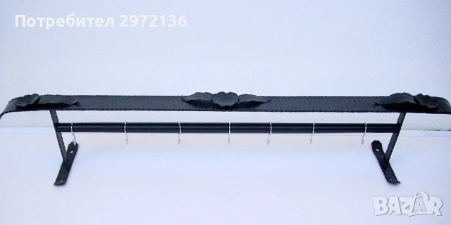 Закачалка за дрехи ковано желязо, снимка 7 - Закачалки - 53127019