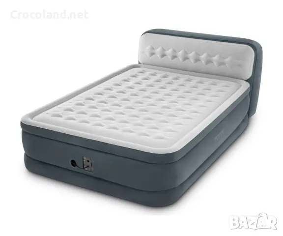 Надуваем матрак Intex Queen Dura-Beam Ultra Plush, 152 x 236 x 86 см, вградена помпа, PVC, кадифен