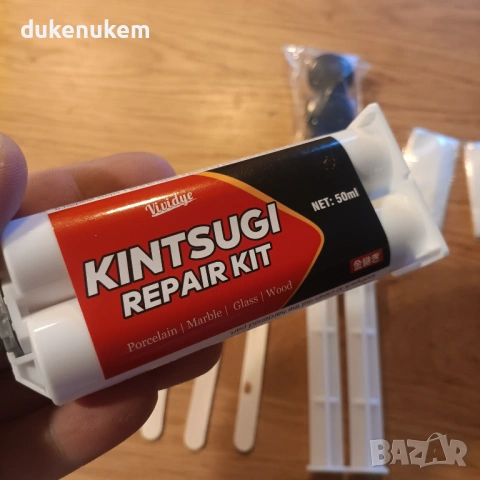 Комплект за ремонт 50 мл – лепило за порцелан и керамика, снимка 9 - Други инструменти - 53255191