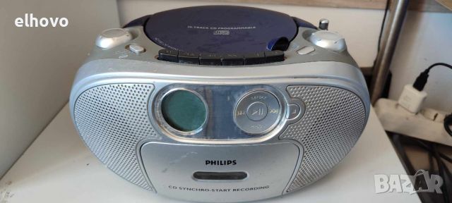 CD player с радио, касета Philips AZ1022#1, снимка 6 - Радиокасетофони, транзистори - 45112422