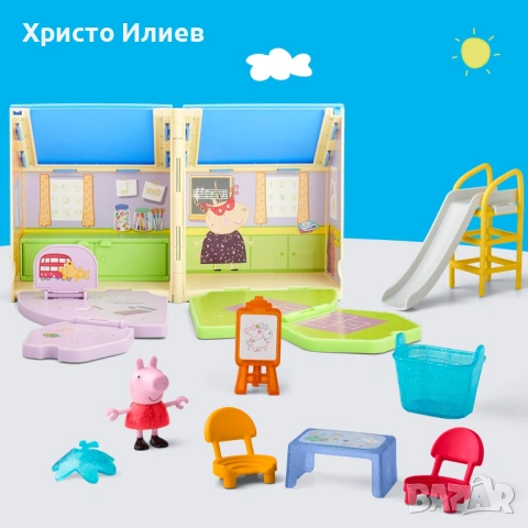 Peppa Pig Изскачаща площадка детска за игра на Пепа, снимка 11 - Фигурки - 53877996