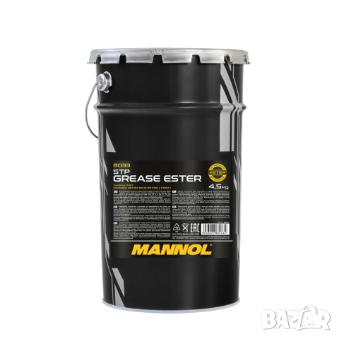 Водоустойчива калциева грес MANNOL STP Grease Ester 4.5кг