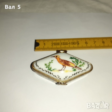 Изящна порцеланова кутийка DEL PRADO . Порцелан, снимка 2 - Антикварни и старинни предмети - 51932668