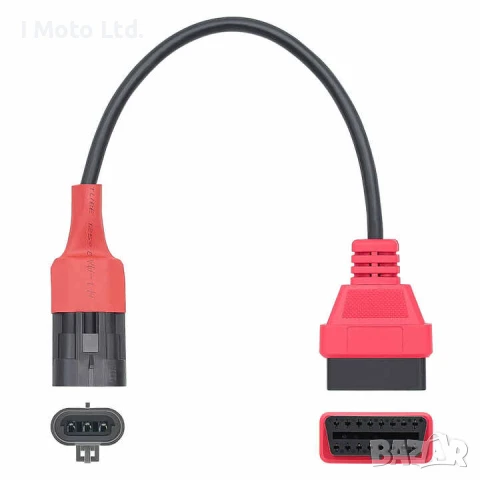OBD2 3PIN към 16PIN Адаптерен Кабел за SYM Мотори