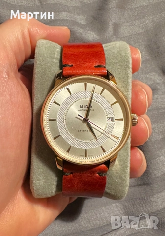 Автоматичен часовник - MIDO - Baroncelli Signature - Auto - 39 мм - M037.407.36.031.01, снимка 6 - Мъжки - 52415728