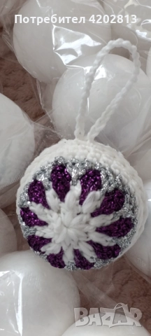 Ръчно изработени Коледни играчки , снимка 11 - Декорация за дома - 52384441