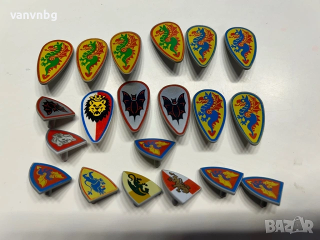 Lego castle shield dragon lion  bat Щитове