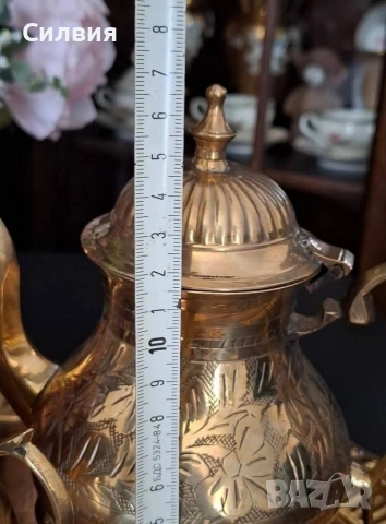 Комплект от месинг , снимка 11 - Антикварни и старинни предмети - 53893116