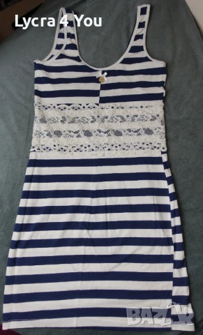 S/М лятна къса плажна рокличка, снимка 1