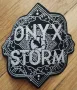 Onyx Storm patch - Нашивка Буря от оникс - Ребека Ярос /Stickers/Лепенки ЧЕТВЪРТОТО КРИЛО, снимка 1