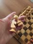 Шах -ръчна изработка ,поръчков- орнаменти- дърворезба не е ползван, снимка 2