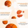 Тиха баскетболна топка Chicmine, топка от пяна с висока плътност, размер 7 (24 см), снимка 3