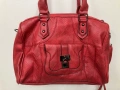 Дамска чанта от еко-кожа - червена, снимка 8