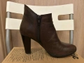 Кафяви боти на ток , снимка 3