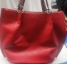 Червена елегантна чанта, снимка 3