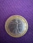 Монета от 1 евро Италия, снимка 1
