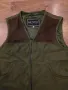 huntly mens lether vest - естествена кожа мъжки ловен елек 2ХЛ, снимка 2