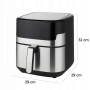 Смарт Еърфрайър , 2200W, XXL 6.5л, Wi-Fi Tuya App, 10 Програми, Неръждаема стомана, снимка 7