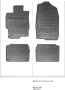 Гумени стелки за  Mazda 6 II GH 2007-2013г, снимка 2