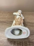 Винтидж порцеланова статуетка „Моряк с маймуна“, Коростенски порцеланов завод, СССР, снимка 3