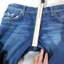 $219 Мъжки дънки Robins Jeans Mens 36 Blue Pants Studded Patches Grunge Street Wear 36x33 Vintage , снимка 8