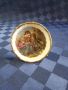 Порцеланова чинийка Singer Limoges  с богата позлата, снимка 1 - Чинии - 45706954