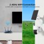 Соларна WIFI камера със соларен панел PTZ 360, 1080P, Full HD, цветно Hощно Bиждане, снимка 11