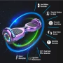 Ховърборд с лед светлини, Bluetooth и автоматична стабилизация, снимка 4