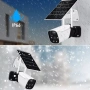 Камера с отделен соларен панел и датчик,4 диода,6MP,iCsee приложение, снимка 5