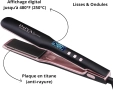 Професионална преса за коса Iniya Titanium Professional с титаниеви плочи, 250°C, снимка 5