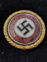 WW2-Немски златен партиен знак за заслуги 1933-45год., снимка 3