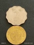 Две монети 2 долара 1993г. ХОНГ КОНГ / 1 песо 1994г. КУБА за КОЛЕКЦИЯ 49562, снимка 1