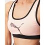 Дамско спортно бюстие puma mid impact 4keeps graphic bra pink, снимка 3