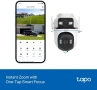Нова Tapo 2K 3MP Dual Lens външна охранителна камера Alexa охрана дом, снимка 13