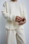 Мъжки плетен пуловер Zara, Oversize, 100% памук, Мръснобял, XL, снимка 2