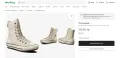 кецове / маратонки Converse Chuck Taylor All Star Hi-Rise Boot Leather+Fur  номер 37, снимка 8