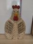 Дървена фигура на птица-кокошка., снимка 1 - Декорация за дома - 45492722