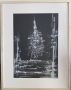 ВАСИЛ ИВАНОВ 1909-1975 Космическа кула произведение от 1970те години, снимка 1 - Картини - 45886454