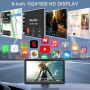Нов Безжичен Apple CarPlay Android Auto 9" HD Екран, GPS, Bluetooth, снимка 2