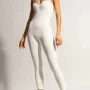 Adidas IVY PARK Knit Catsuit Core White - страхотен дамски гащеризон НОВ С, снимка 2