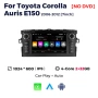 7 мултимедия за Toyota Auris E150 (2006–2012) с бутони – Android, навигация, CarPlay, DSP, снимка 6
