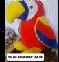 Голям плюшен папагал , снимка 1 - Плюшени играчки - 45991740