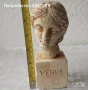Малка пластика, метал фигура статуетка, Венера, Венера - бюст, снимка 15