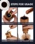 Ръчна мелница за кафе POLIVIAR Manual Coffee Grinder, снимка 5