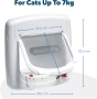 PetSafe магнитна котешка врата делукс с 4 опции за заключване. Staywell Deluxe серия 400, снимка 7