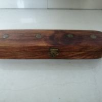 Дървена кутия 25 х 5 h 4 см. , снимка 1 - Други стоки за дома - 45161682