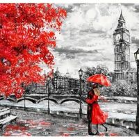 5D гоблен “Есен в Лондон” , снимка 1 - Гоблени - 45387656